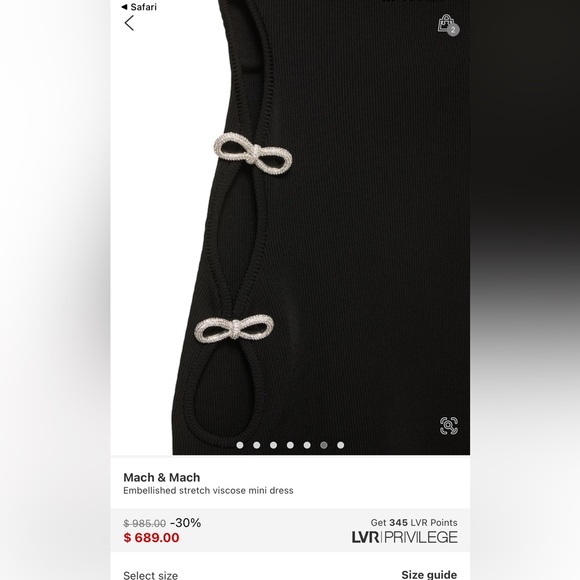 Mach & Mach shortened dress - Picture 8 of 10